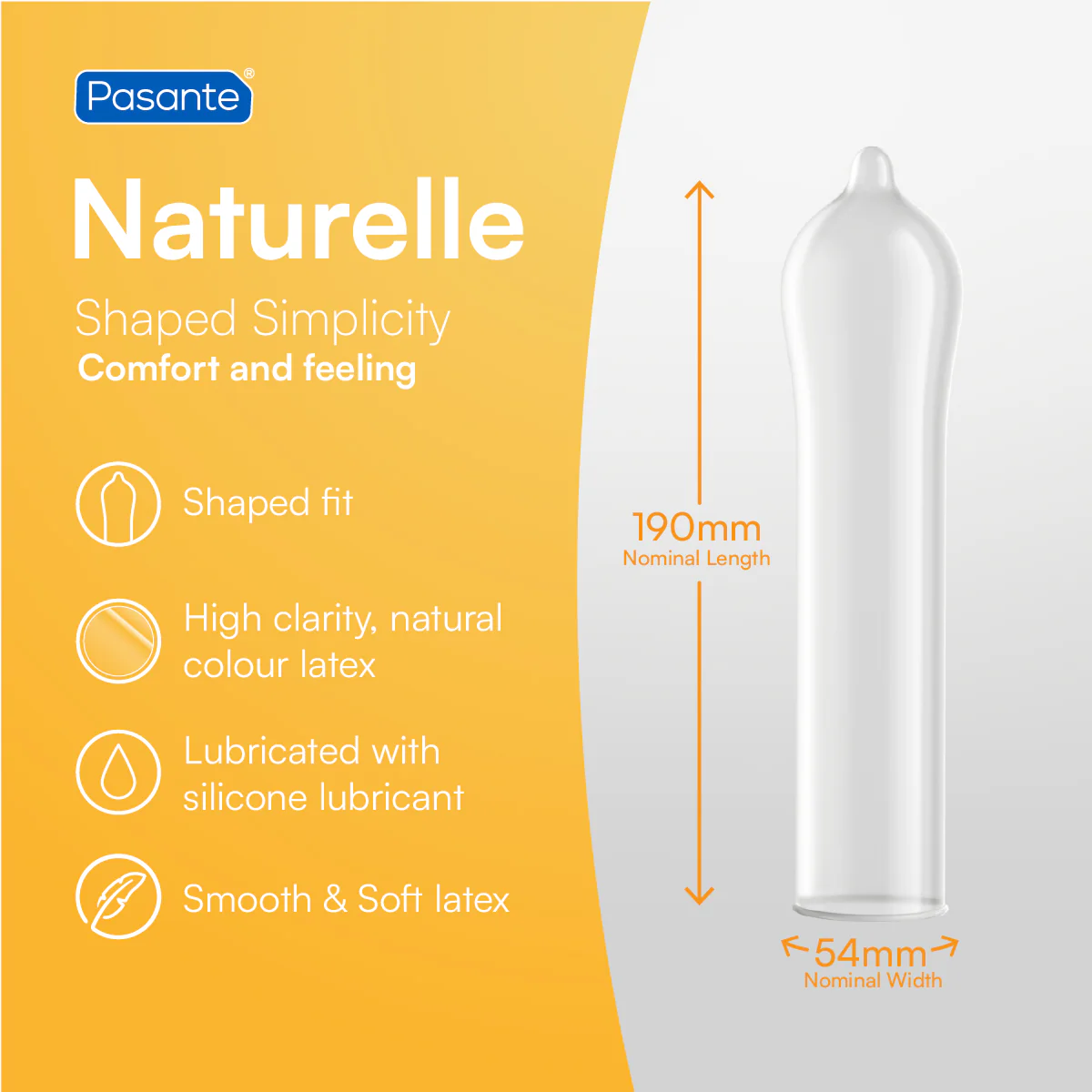 Pasante Naturelle Condoms 144 Box - Image 3