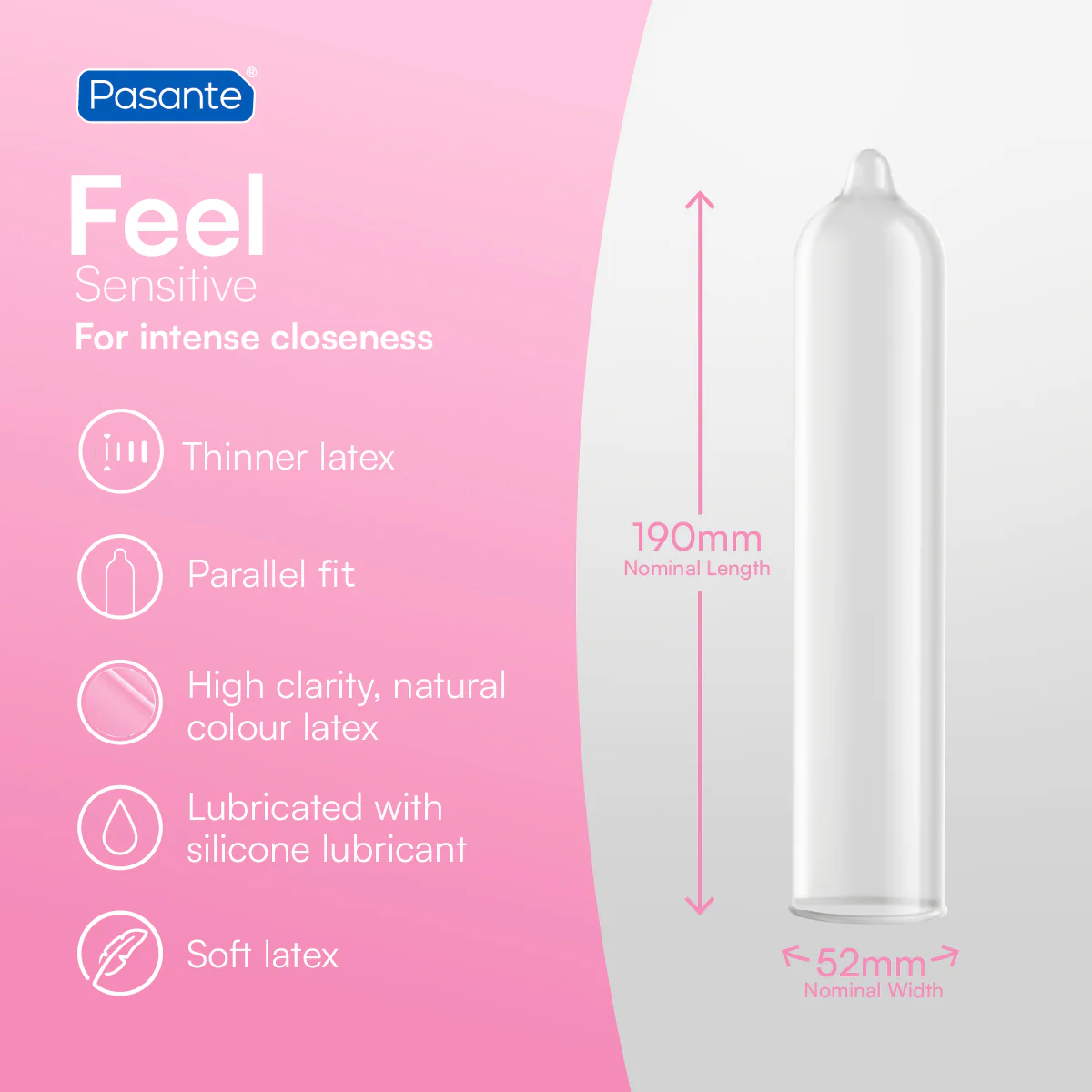 Pasante Feel Condoms 12 Pack - Image 3