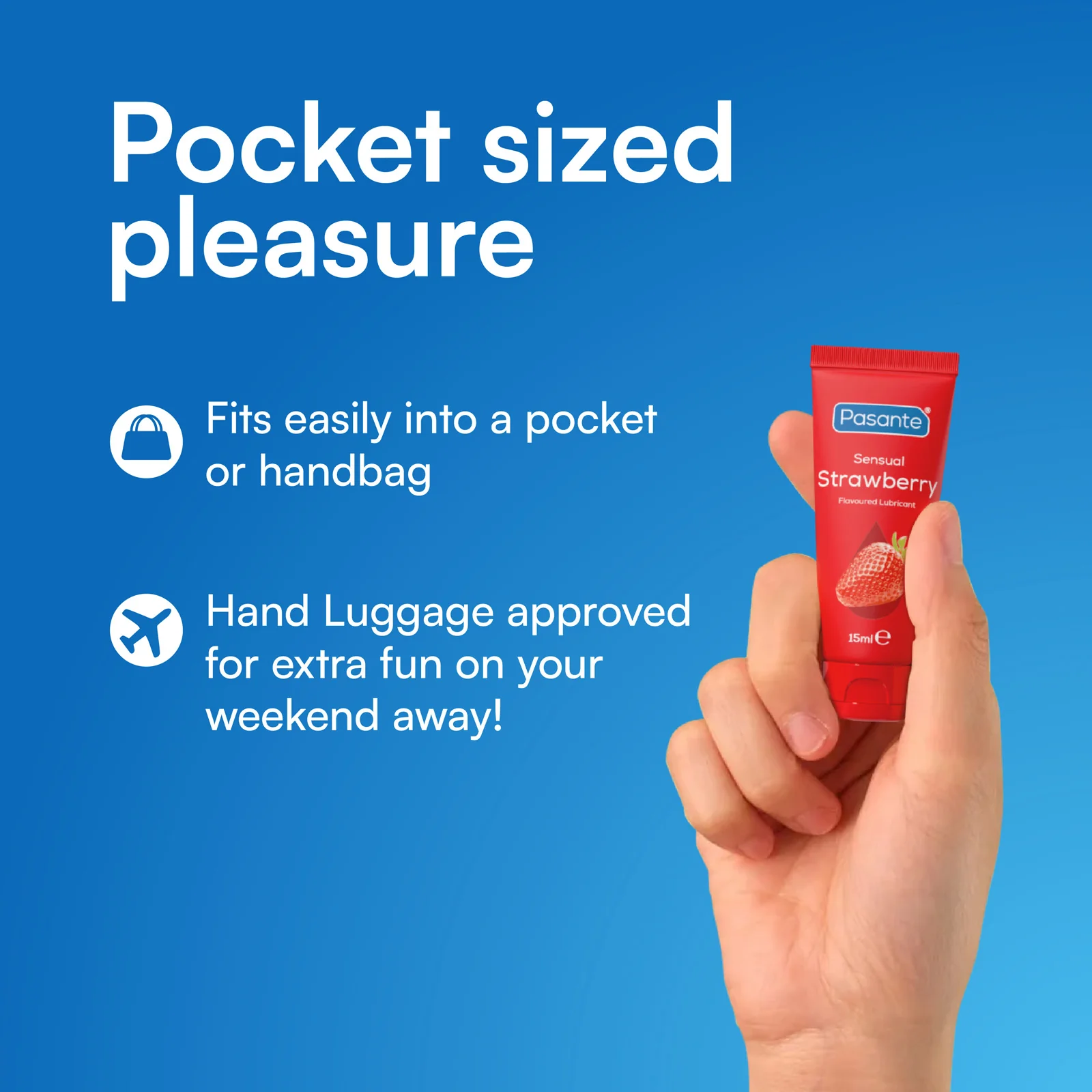 Pasante Mini Lubes Fun Pack - Mixed Flavours in 5 x 15ml Tubes - Image 3